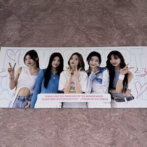 ITZY K-Pop Born to Be Concert 2024 Seattle Banner Sign Poster